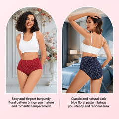 HATSURE period underwear with high-rise waistband offers secure, comfortable coverage all day