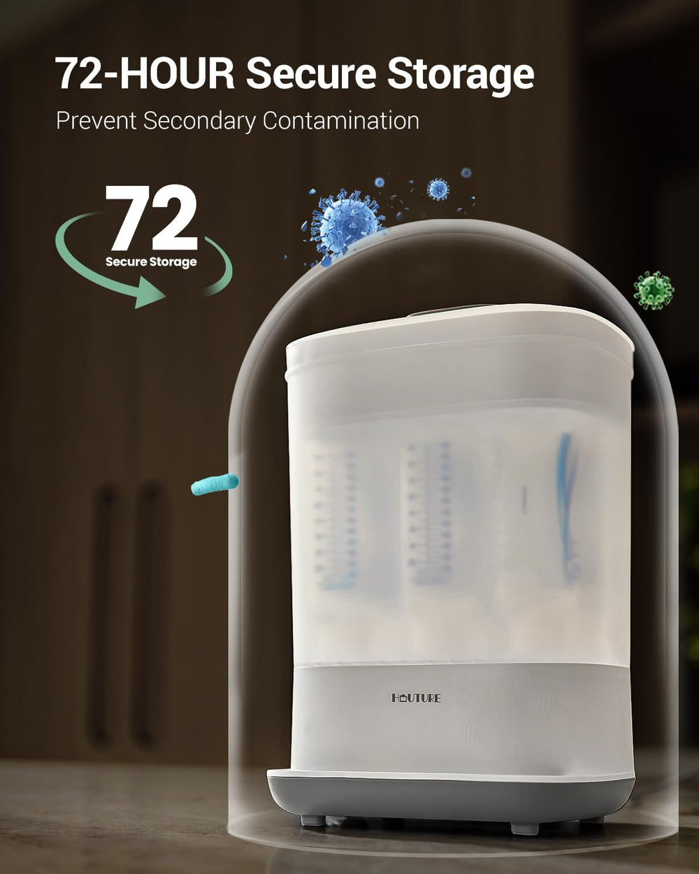 HAUTURE BPA-free materials ensure safe daily use for baby items.