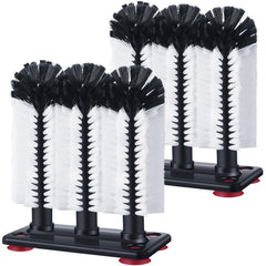 Havawish bottle cleaning brush with suction base for secure sink use