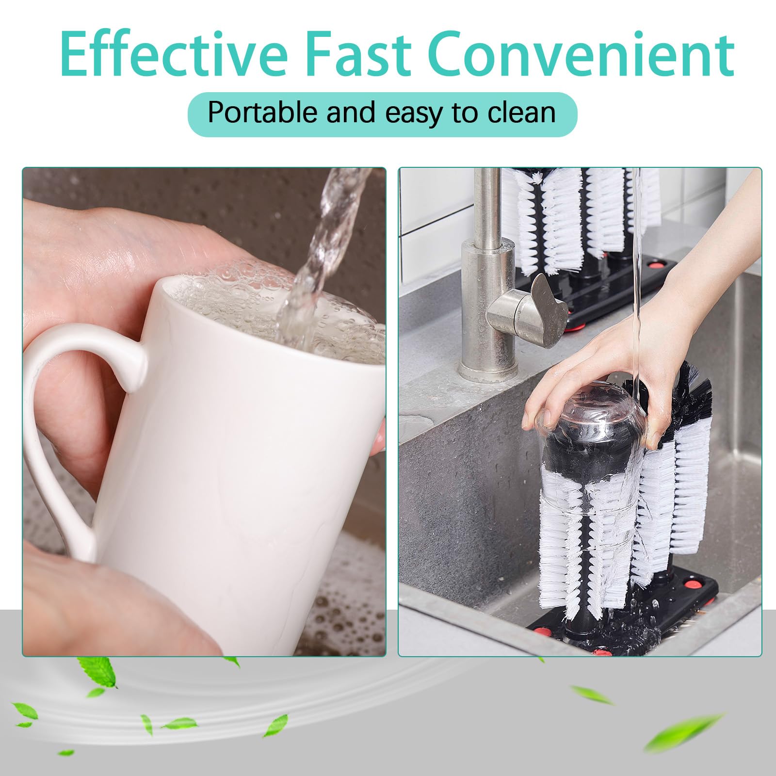 Havawish suction base keeps brushes stable during use