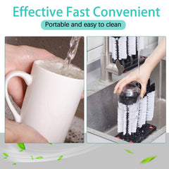 Havawish suction base keeps brushes stable during use