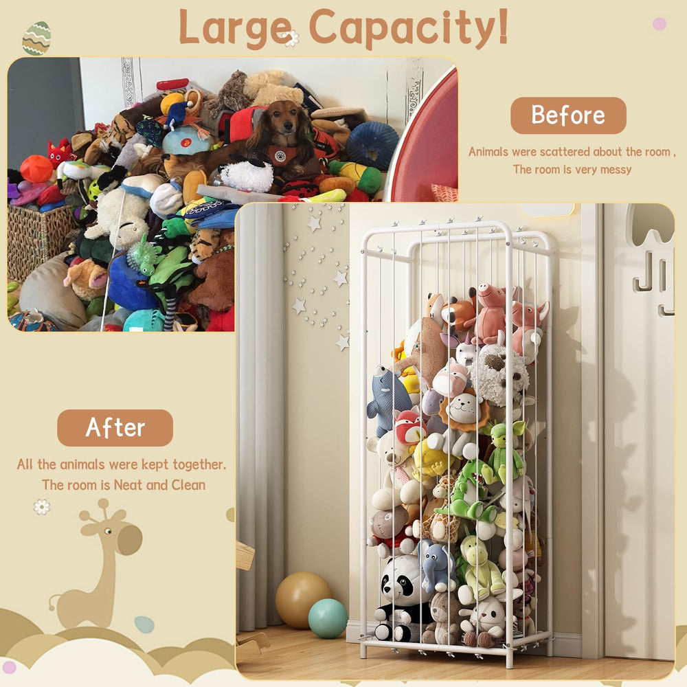 HAVEDAWN mesh-bottom design prevents toys from spilling when moved.