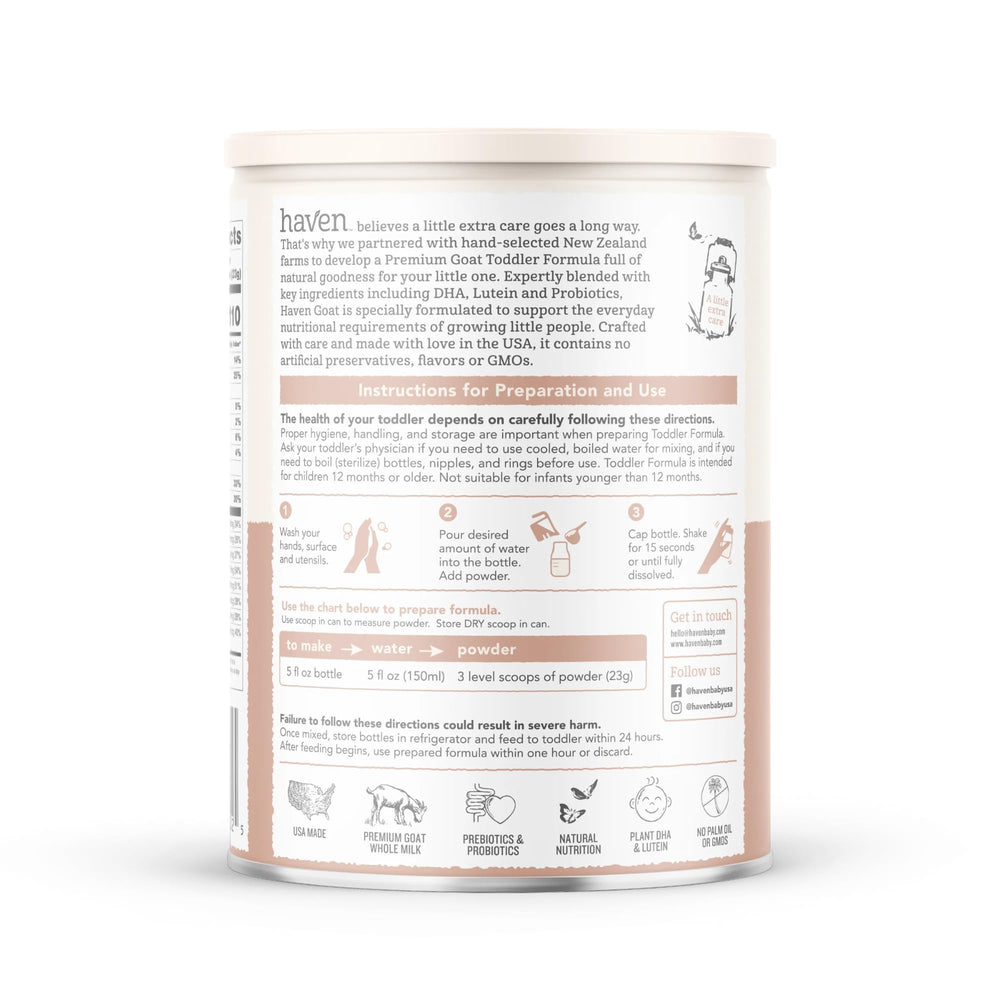 USA-made promise seal communicates Farm to Formula care.