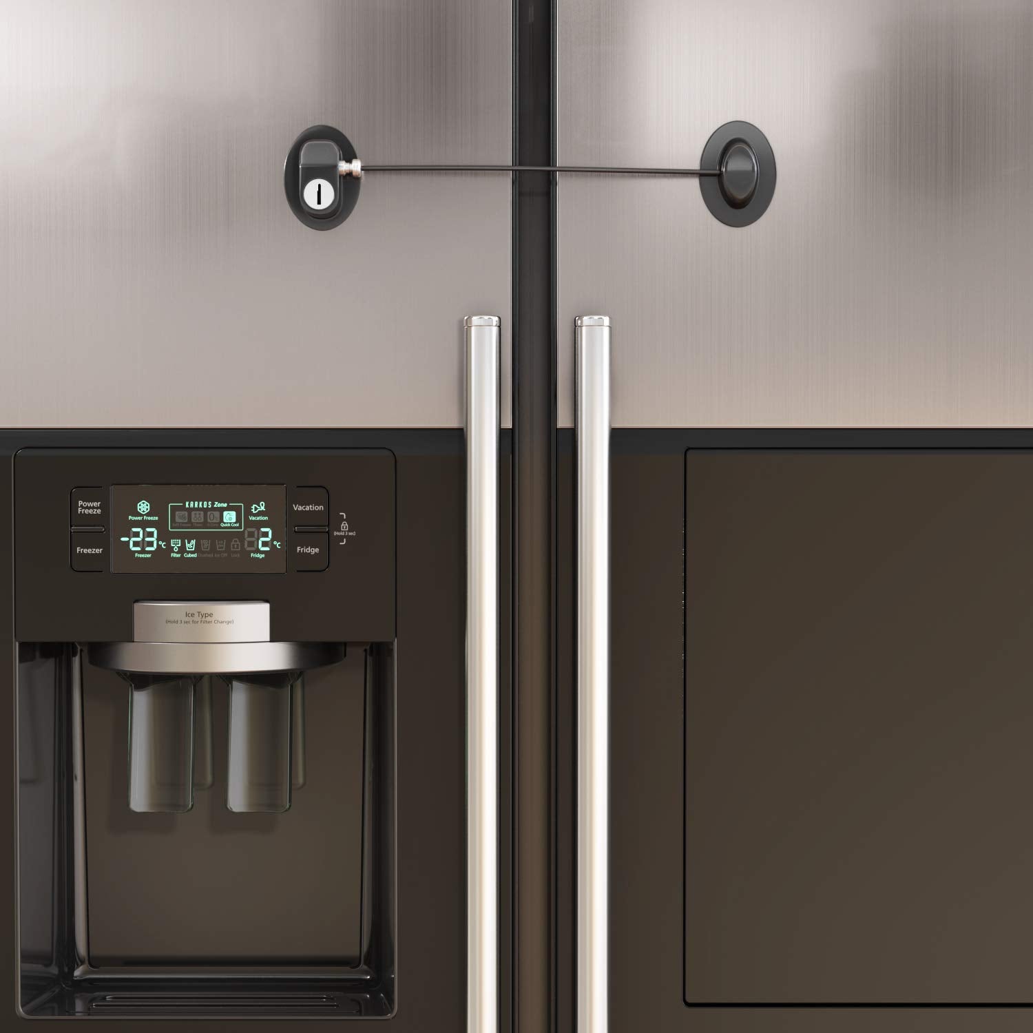 HAVENHAUSE lock kit includes two keys for flexible access.