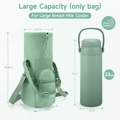 HavenMinds leak-proof insulated bag prevents spills while maintaining milk temperature.