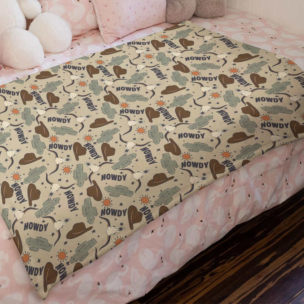 HawSkgFub baby nursery decor blanket brightens the space