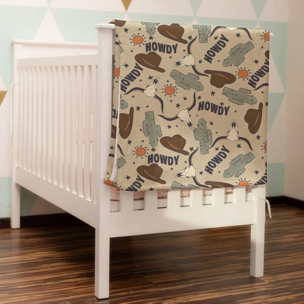 HawSkgFub boho-western-pattern blanket adds stylish warmth for naps