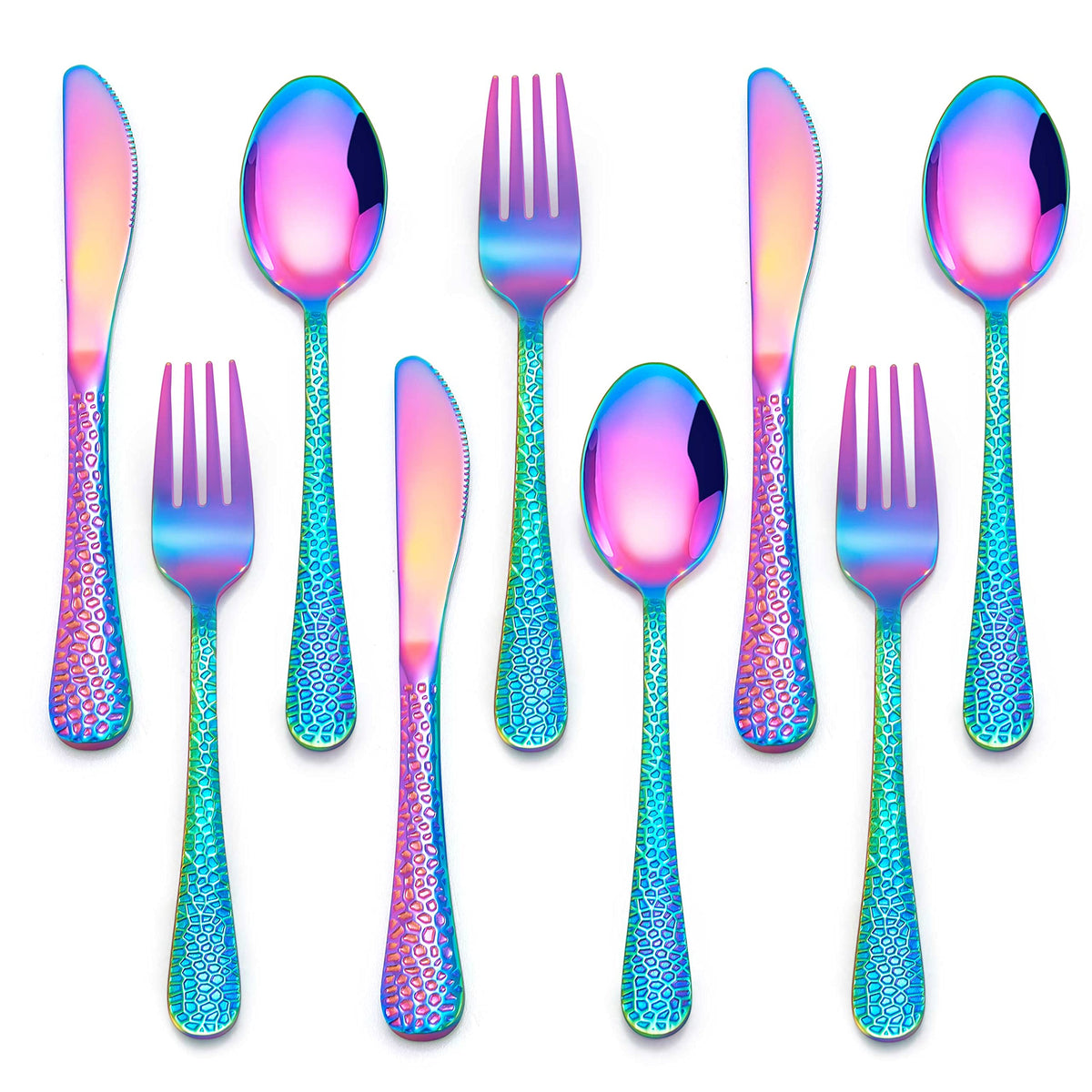 HaWare 9-piece toddler flatware set for easy self-feeding at home.