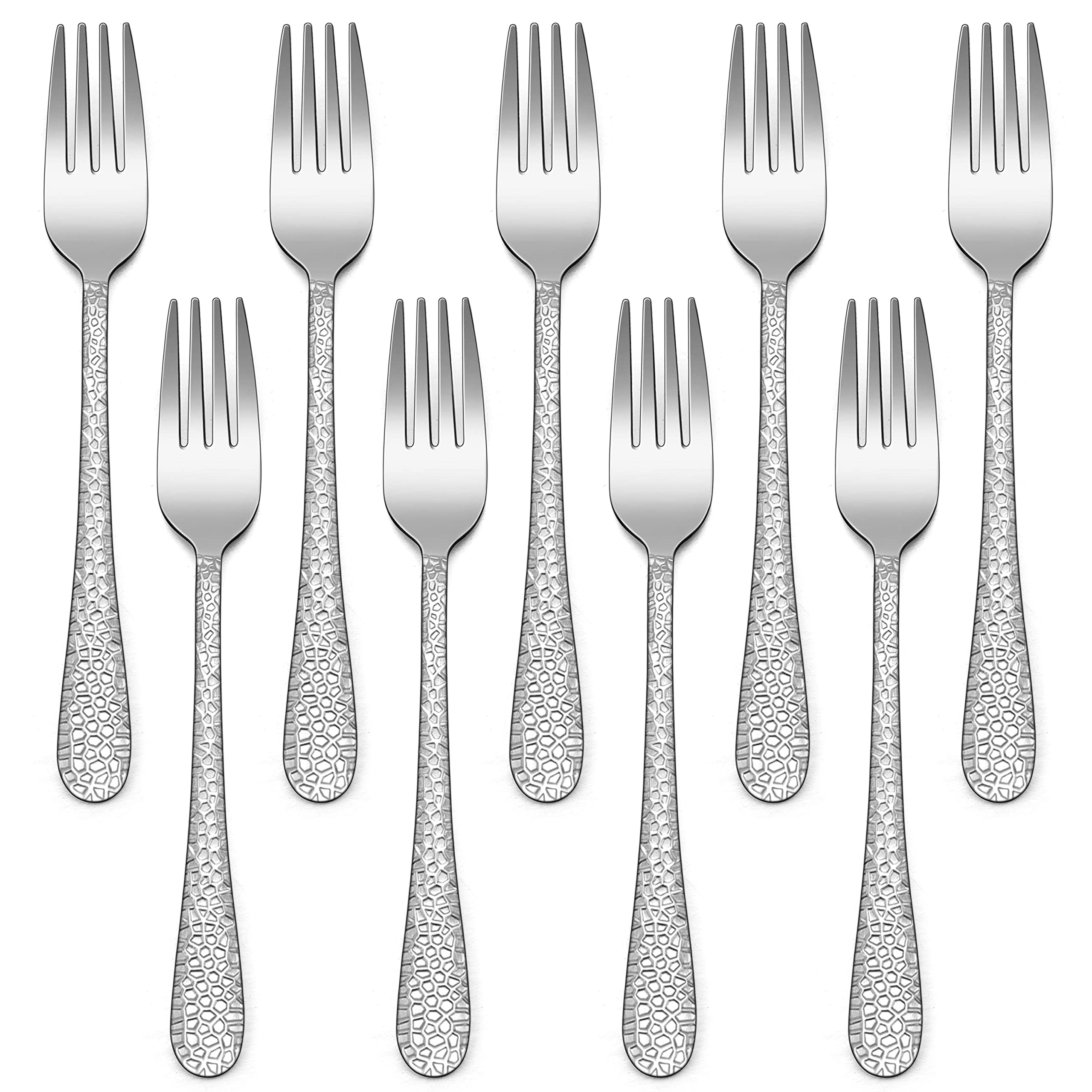 HaWare 9-piece kids forks, perfect for toddler meals and self-feeding.