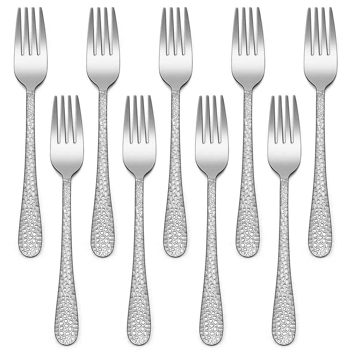 HaWare 9-piece kids forks, perfect for toddler meals and self-feeding.