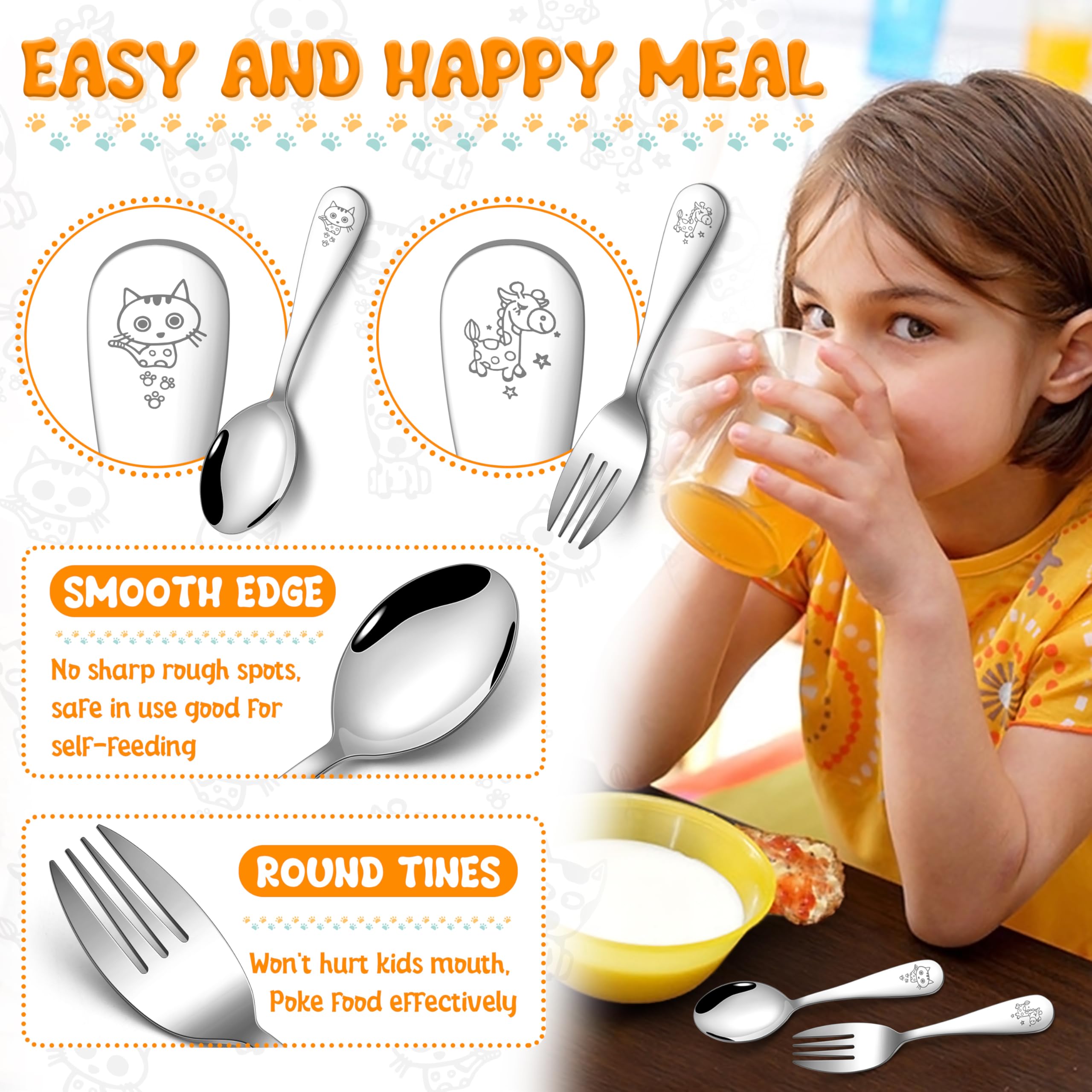 HaWare laser-engraved-handle forks offer durable design that stays attractive over time.