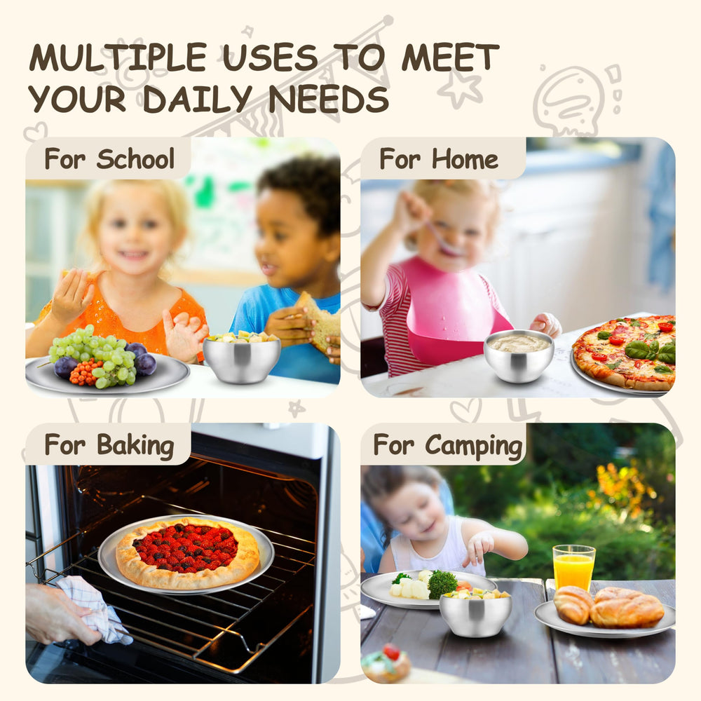 HaWare plates and bowls sized for small hands to self-feed.