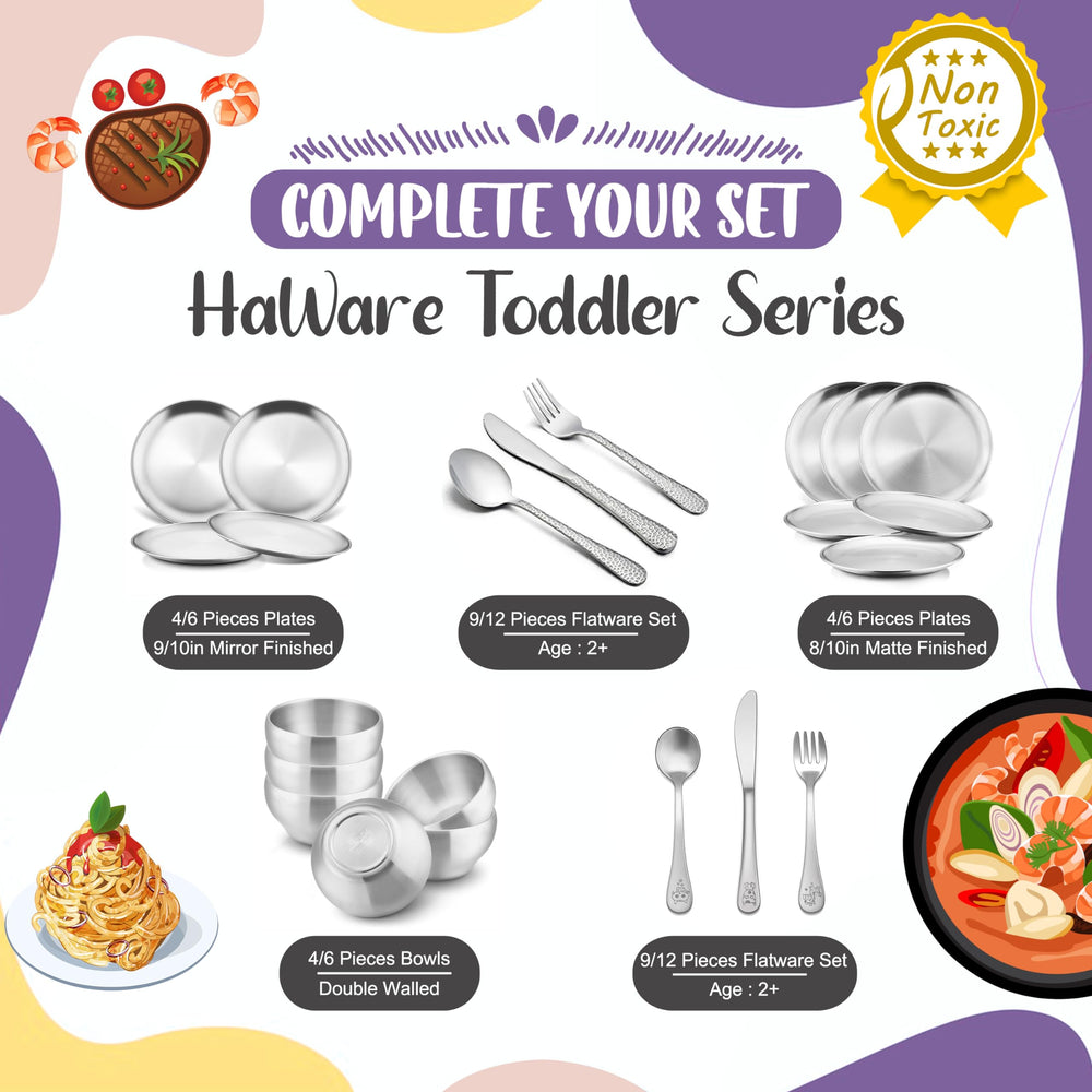 HaWare dishwasher-safe stainless steel makes cleanup quick after meals.