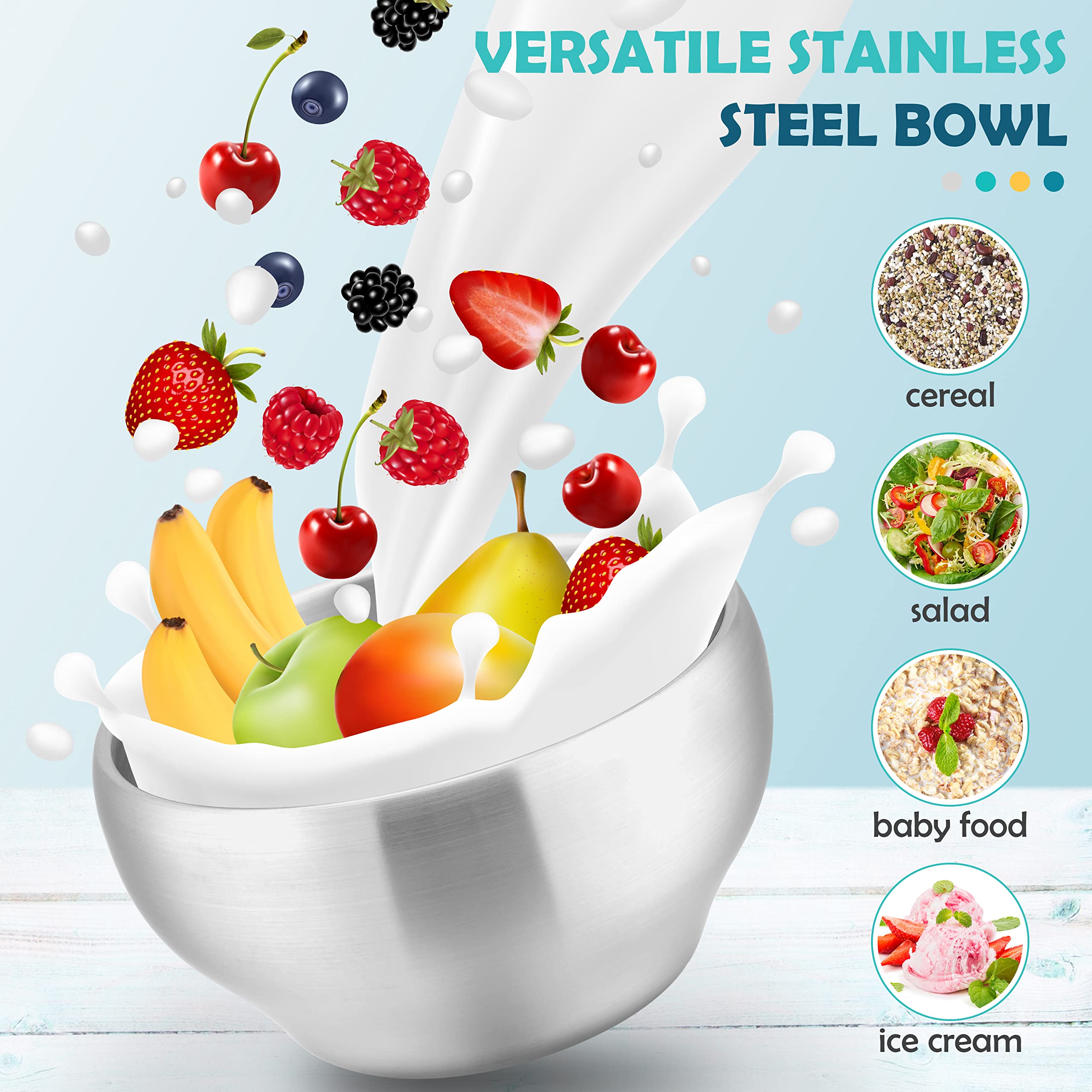 HaWare multipurpose bowls suitable for cereal, yogurt, and snacks.