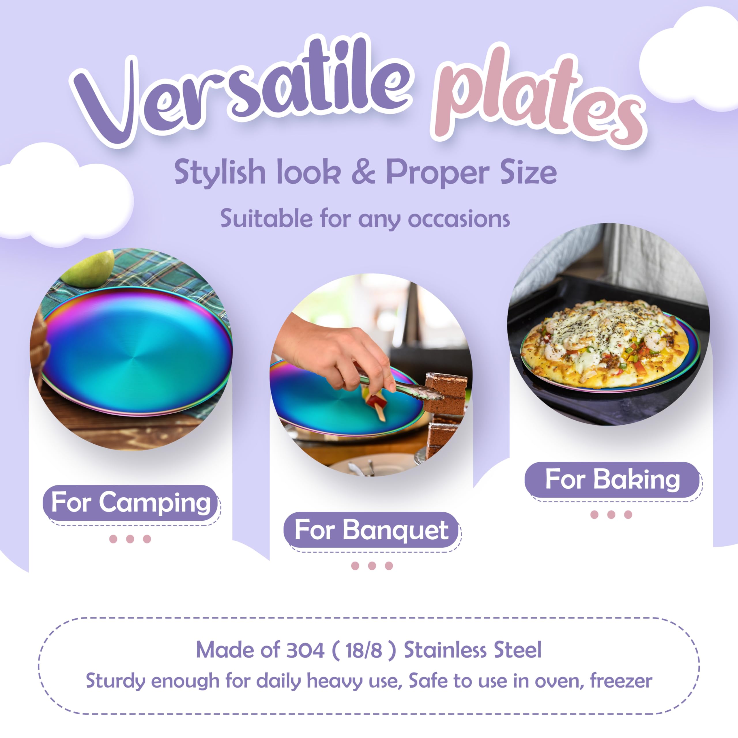 HaWare oven-safe plates ideal for reheating and mini pizzas with kids.