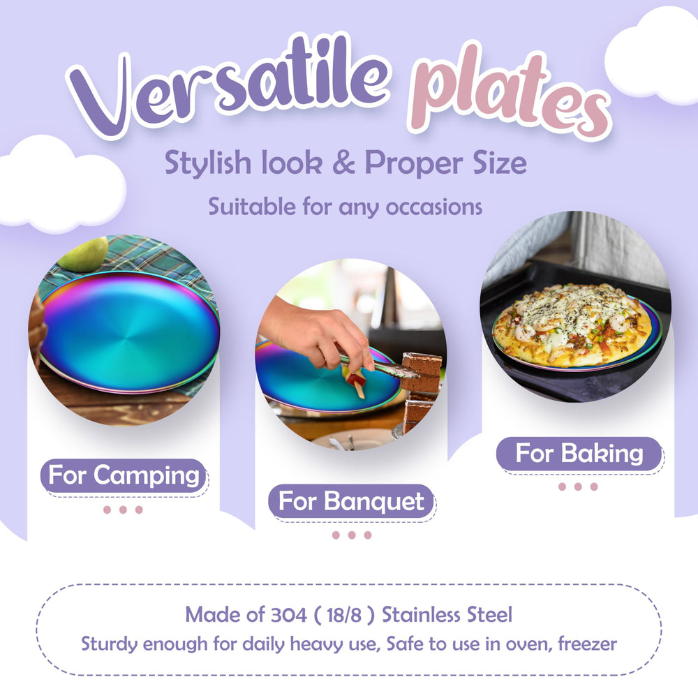 HaWare oven-safe plate suitable for reheating and mini pizzas.