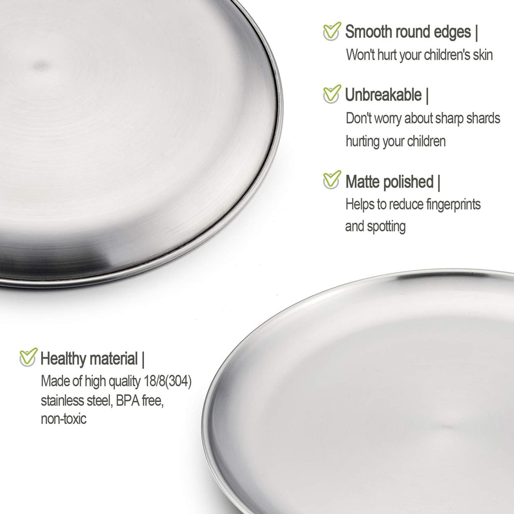 HaWare smooth-edge plate showing kid-friendly safety during meals.