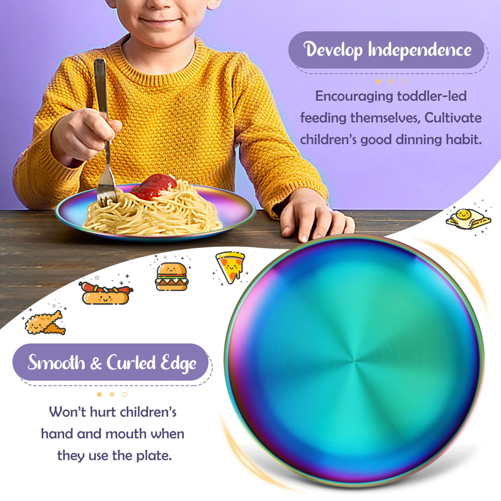 HaWare stackable plates saving kitchen storage space.