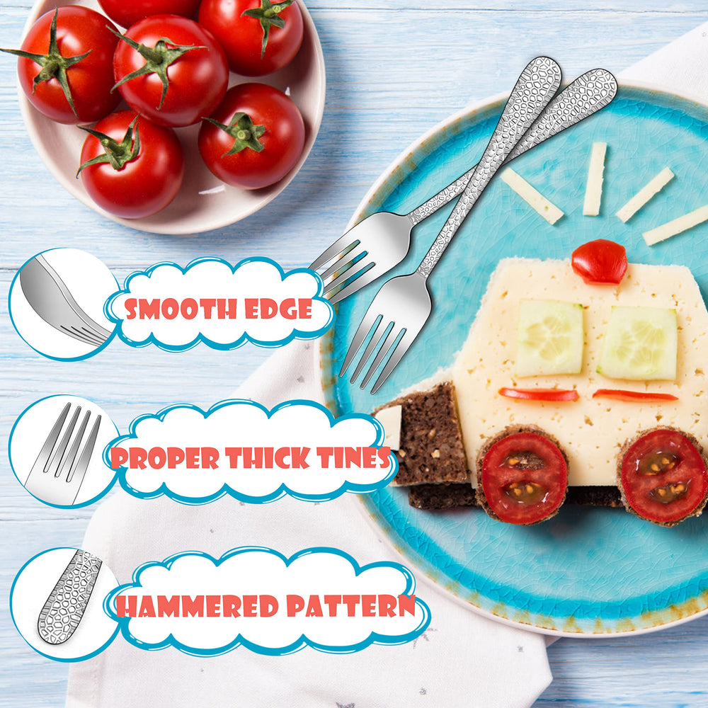 HaWare toddler flatware, dishwasher-safe for easy cleaning after meals.