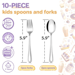 HaWare utensils with smooth edges for safe, gentle bites