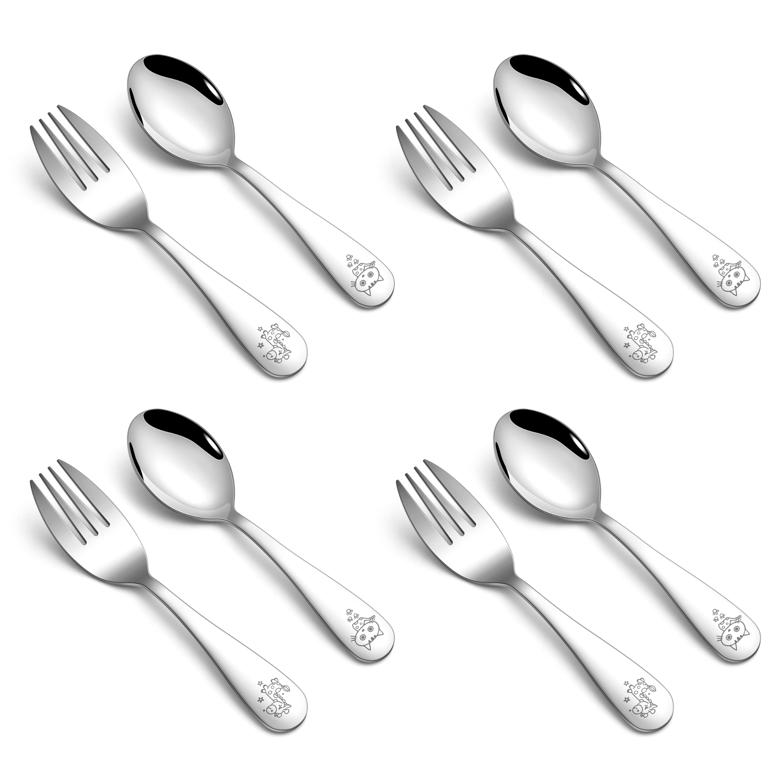 HaWare toddler spoon with cat handle supports self-feeding.