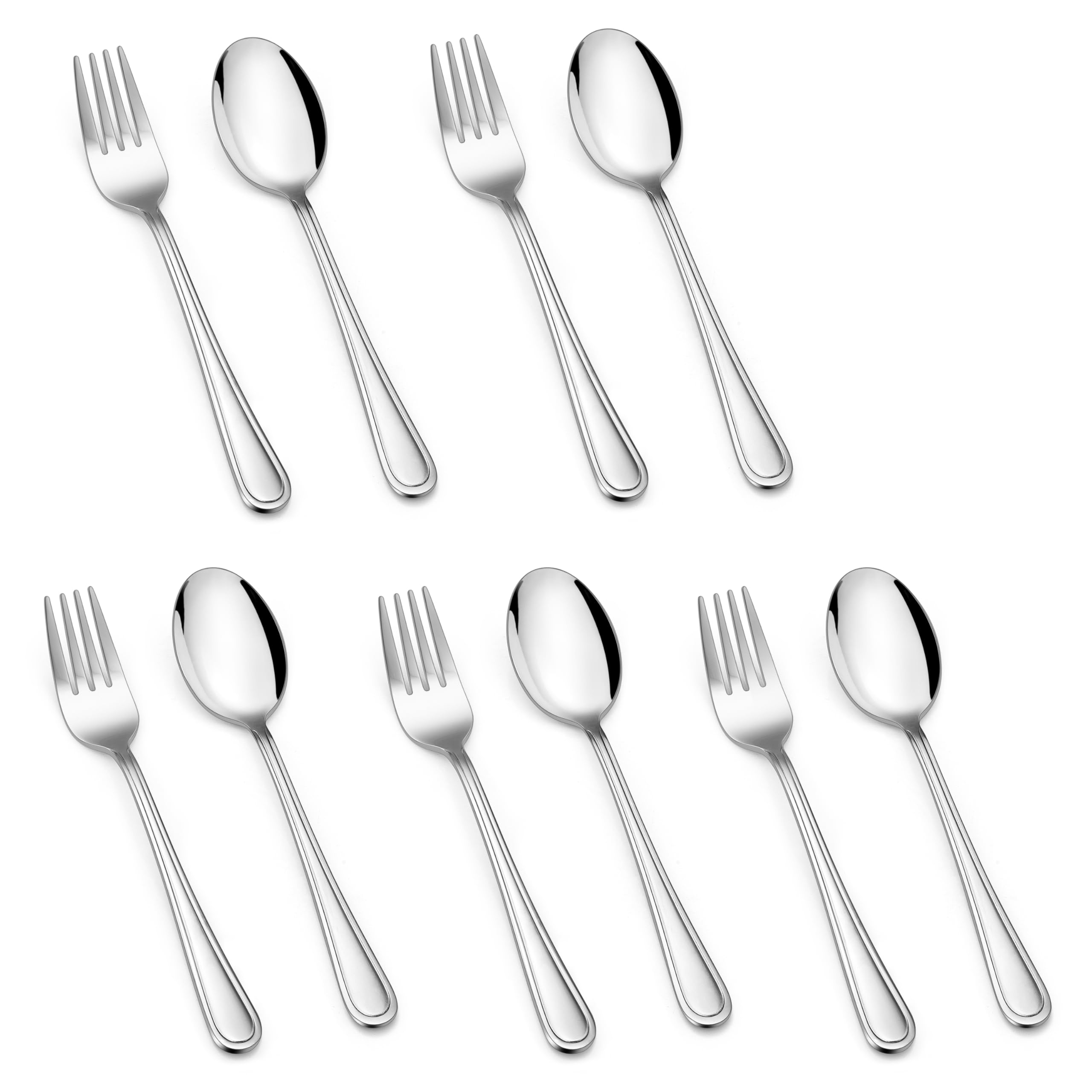 HaWare toddler utensils spoons and forks for self-feeding practice
