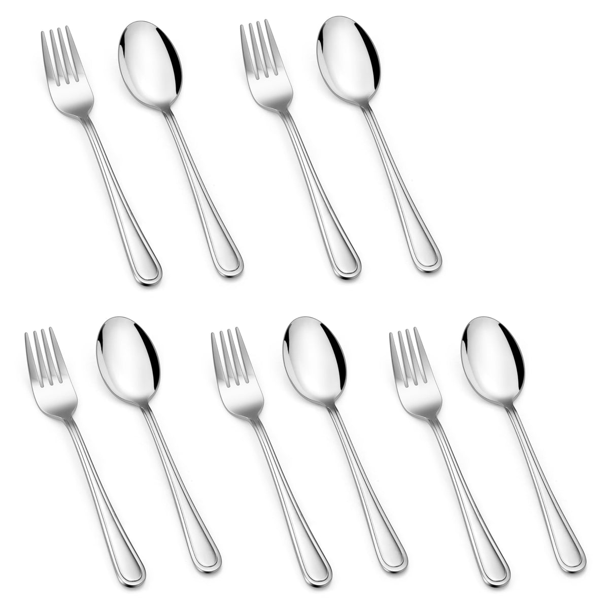 HaWare toddler utensils spoons and forks for self-feeding practice
