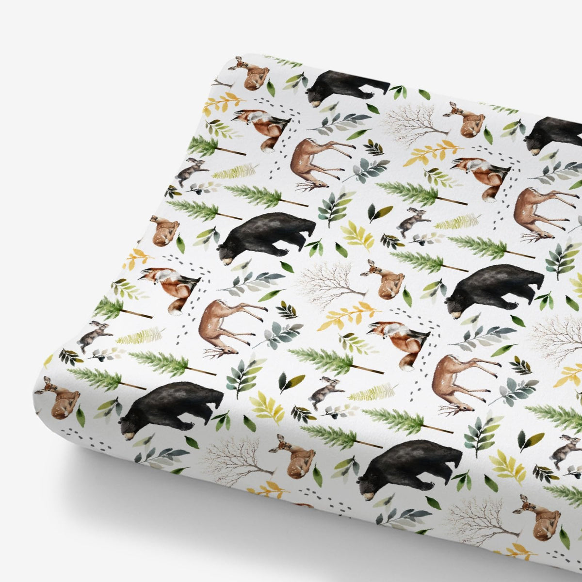HawSkgFub changing pad cover with bear pattern for cozy diaper changes.