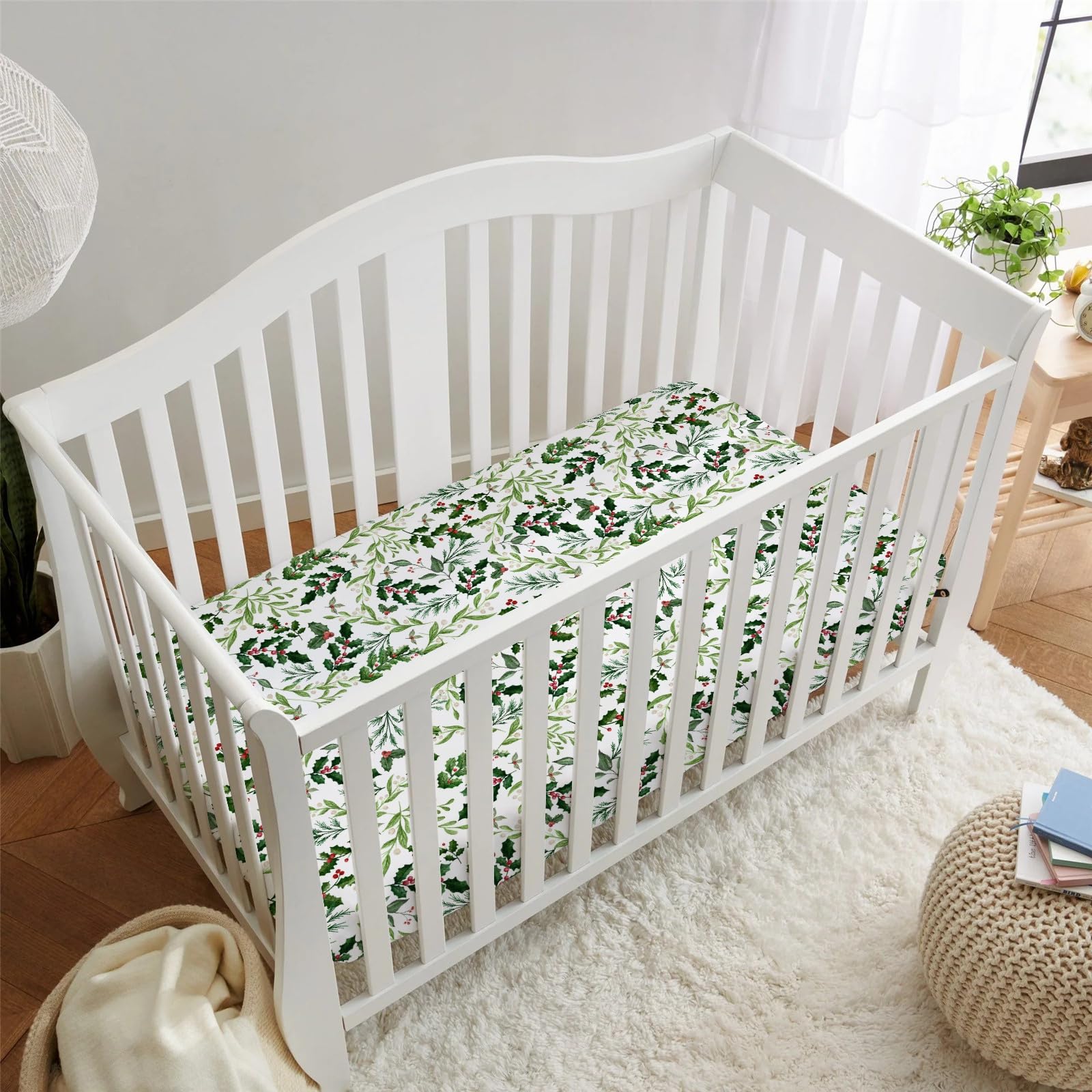 HawSkgFub baby sleep sheet for crib and toddler bed supports easy diaper changes