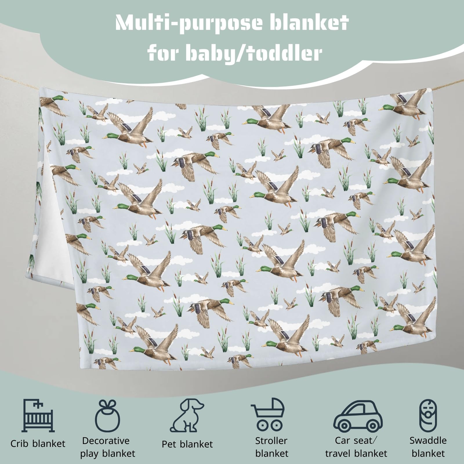HawSkgFub large 60x80 blanket for lightweight layering on a queen bed.