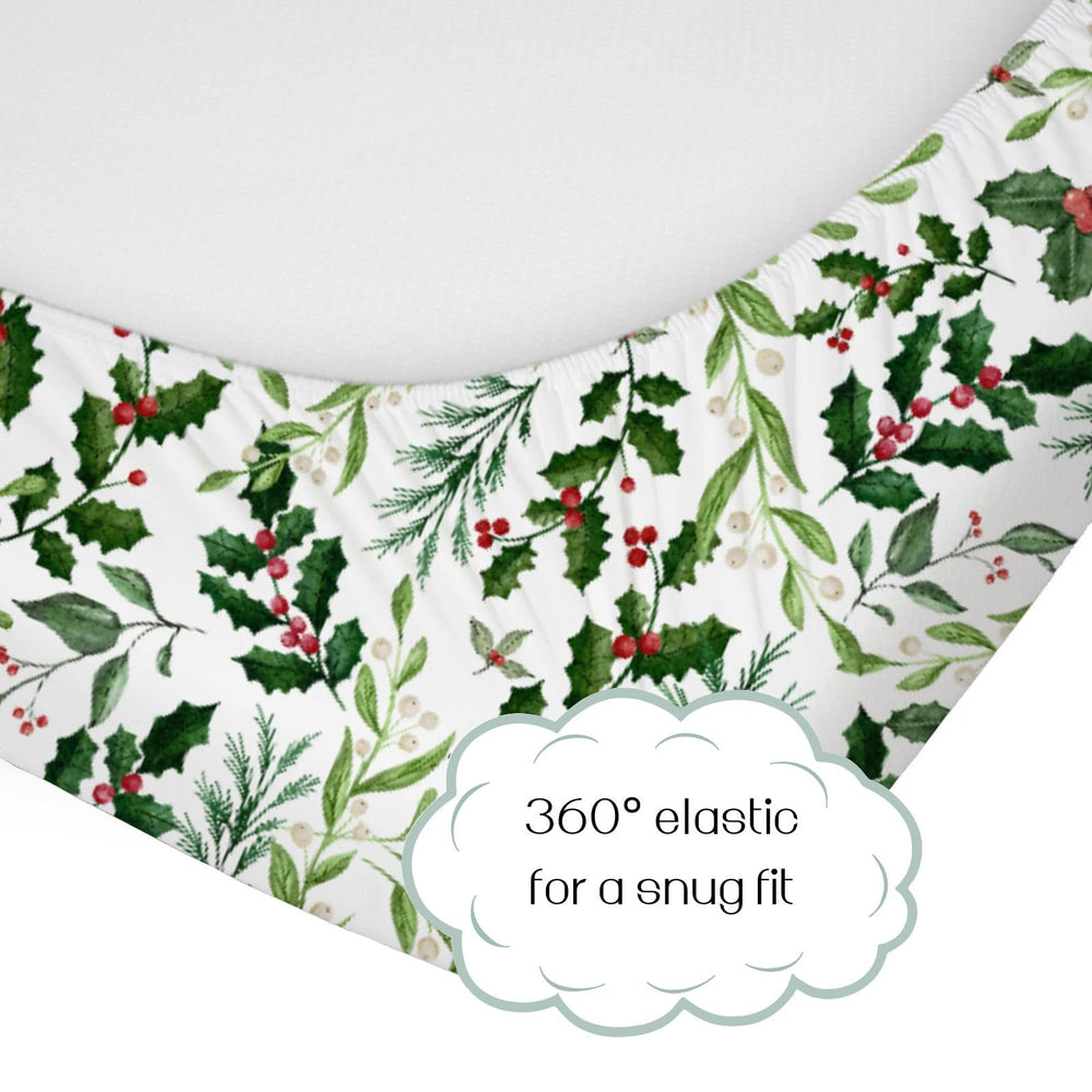 HawSkgFub holly berry bedding cover festive design for boys and girls