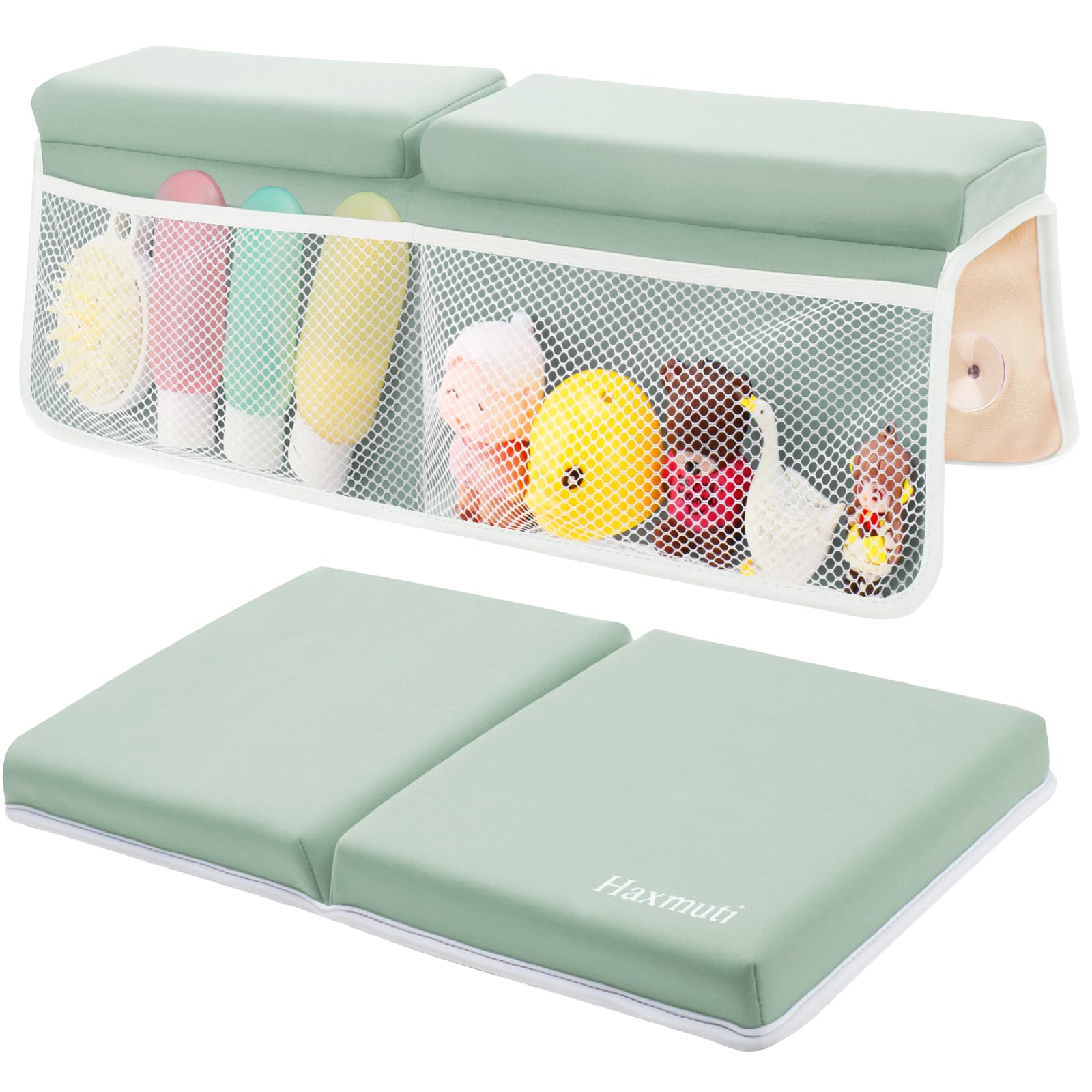 Haxmuti bath kneeler-elbow pad set used for comfortable baby bath time