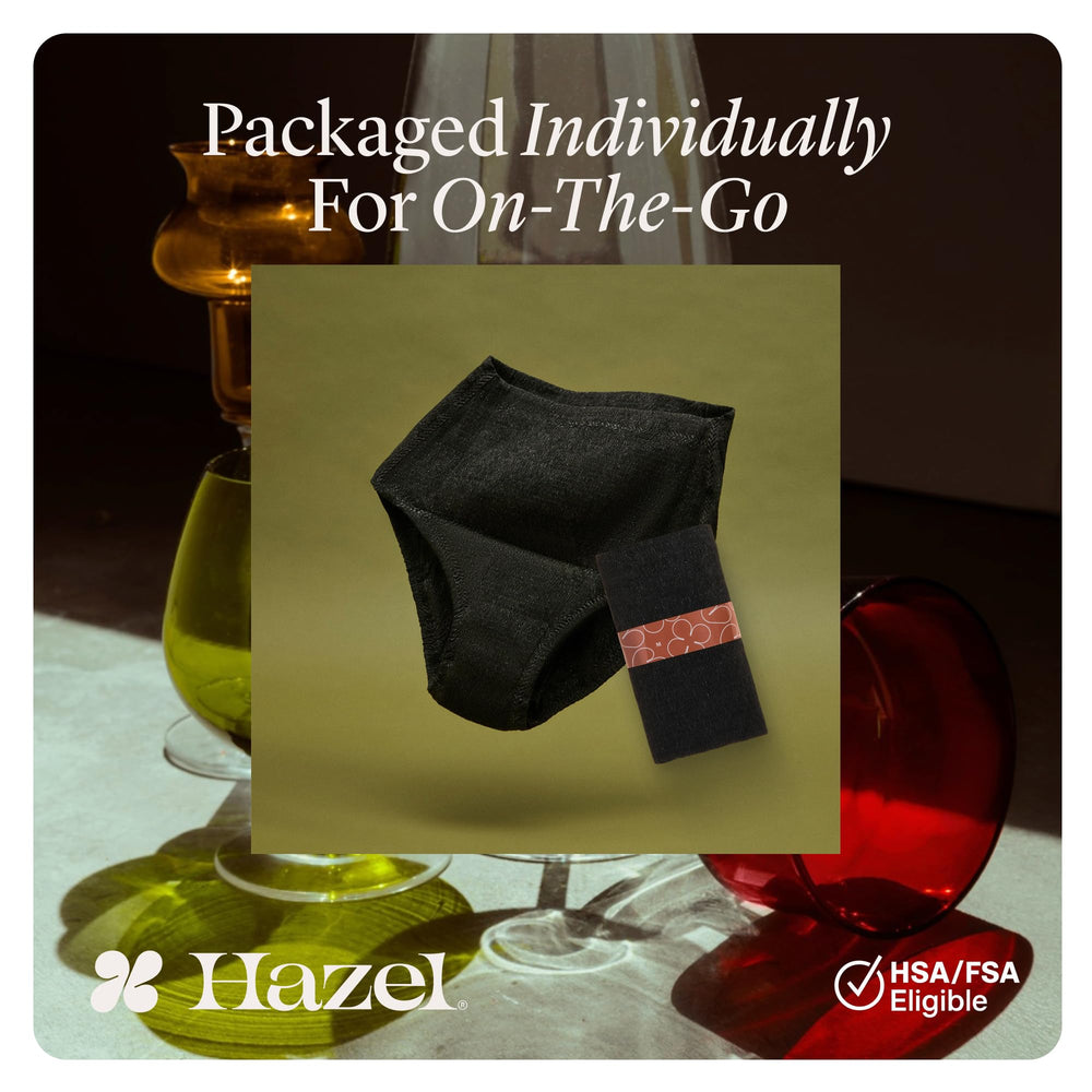 Hazel discreet packaging for convenient on-the-go changes
