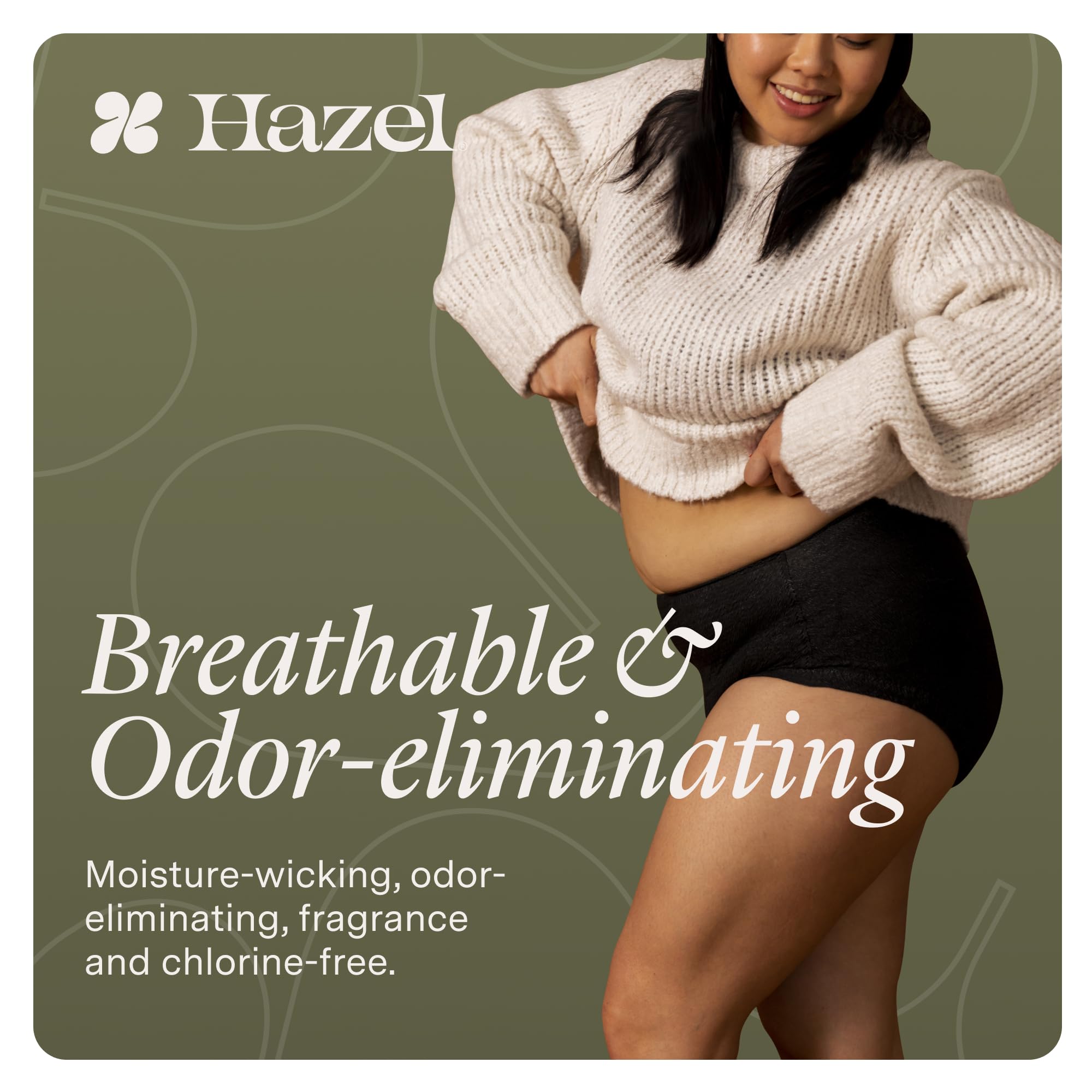 Hazel breathable-fabric keeps you cool with moisture-wicking comfort.