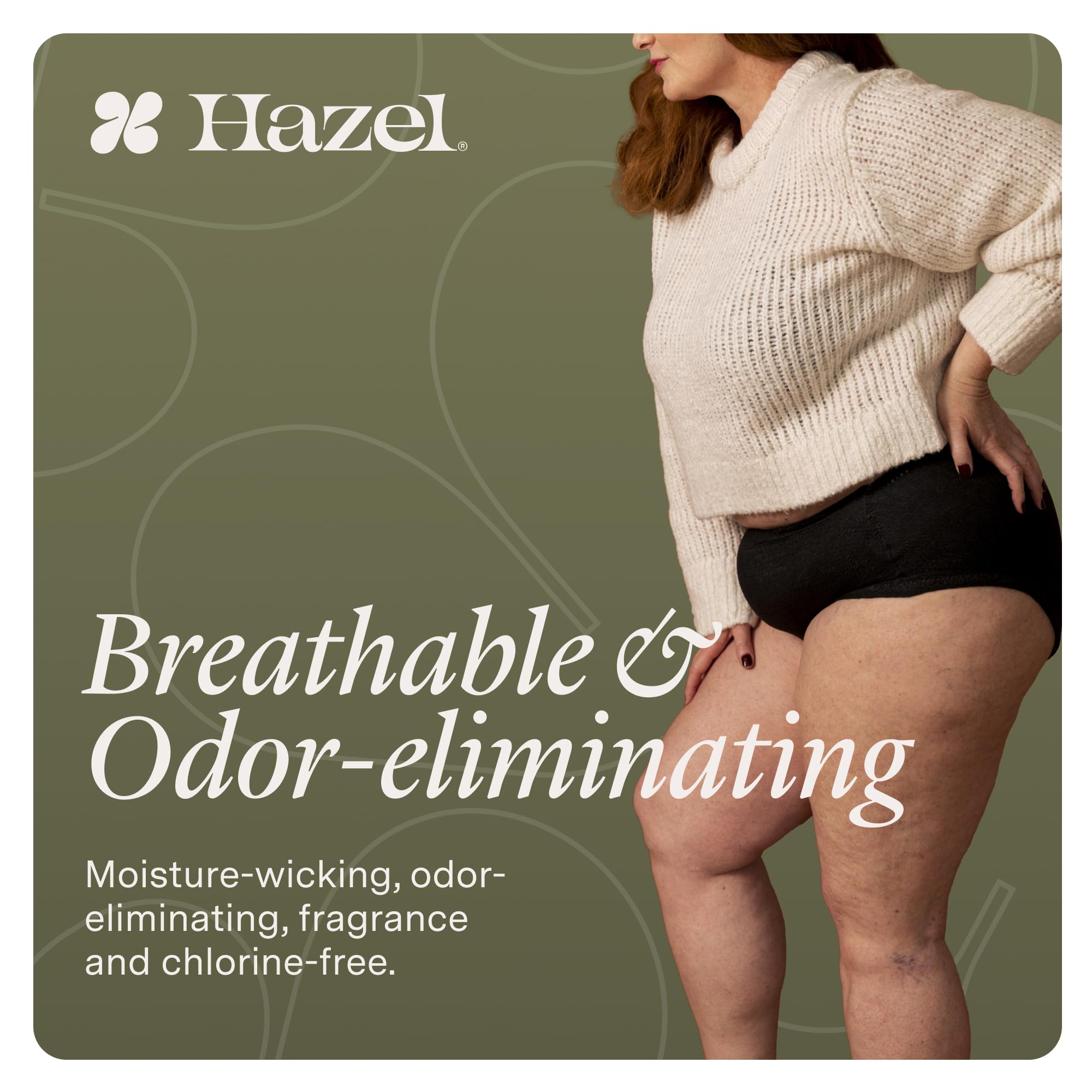 Hazel fragrance-free and latex-free composition for sensitive skin