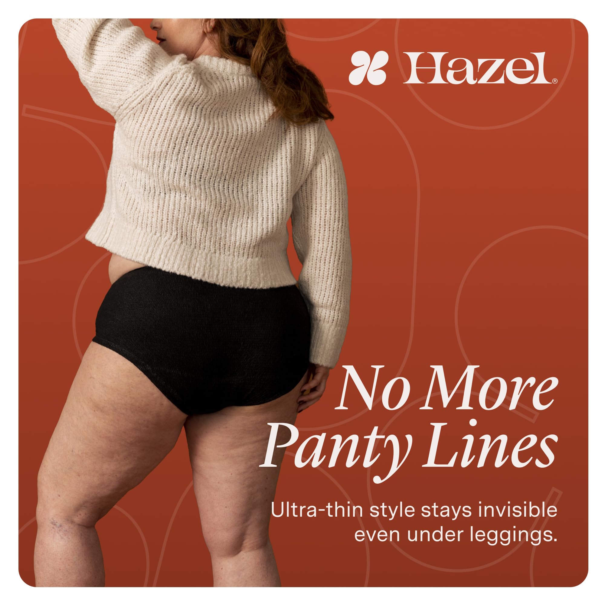 Hazel no-visible-panty-line design for a sleek silhouette