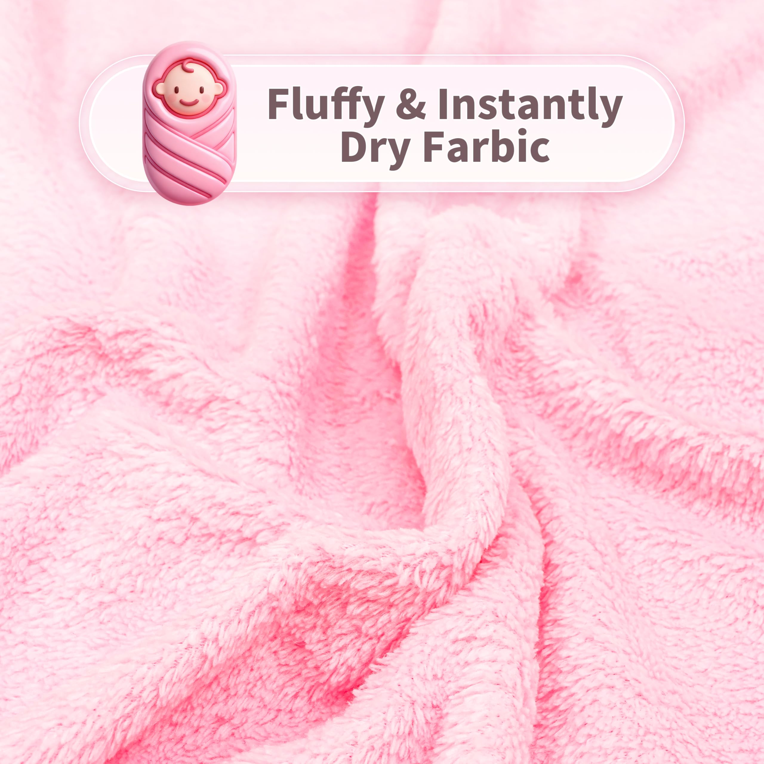 Close-up of HBHLFZ coral fleece texture showing plush softness