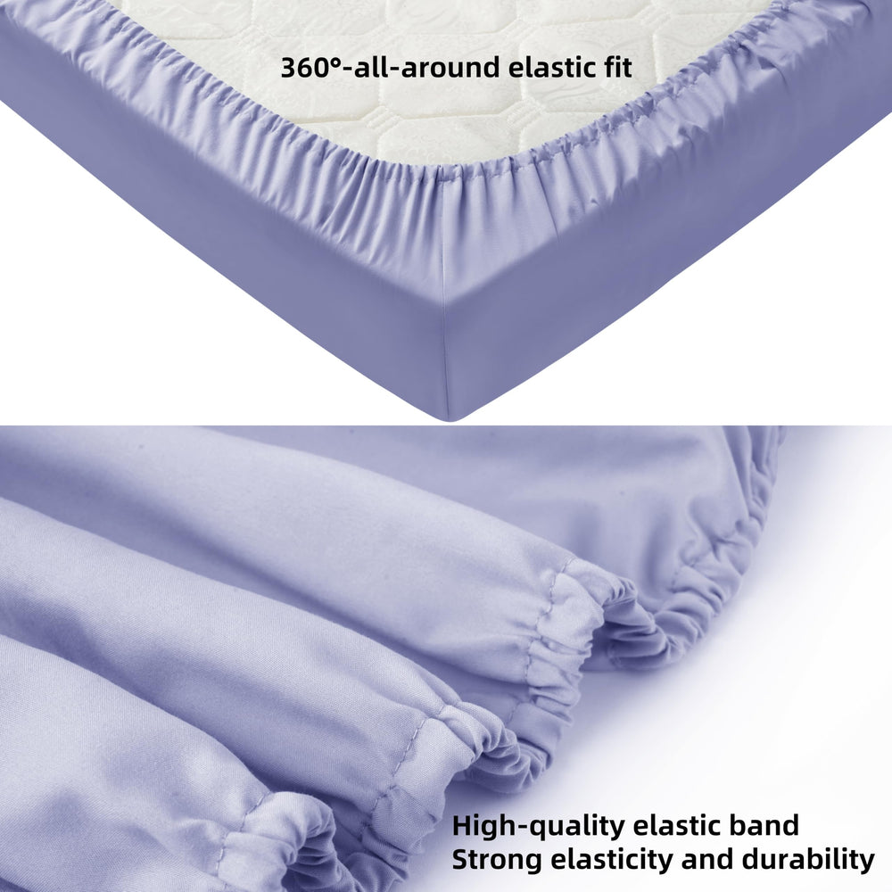 HBHLFZ 8-inch deep pocket keeps sheet snug on the mattress