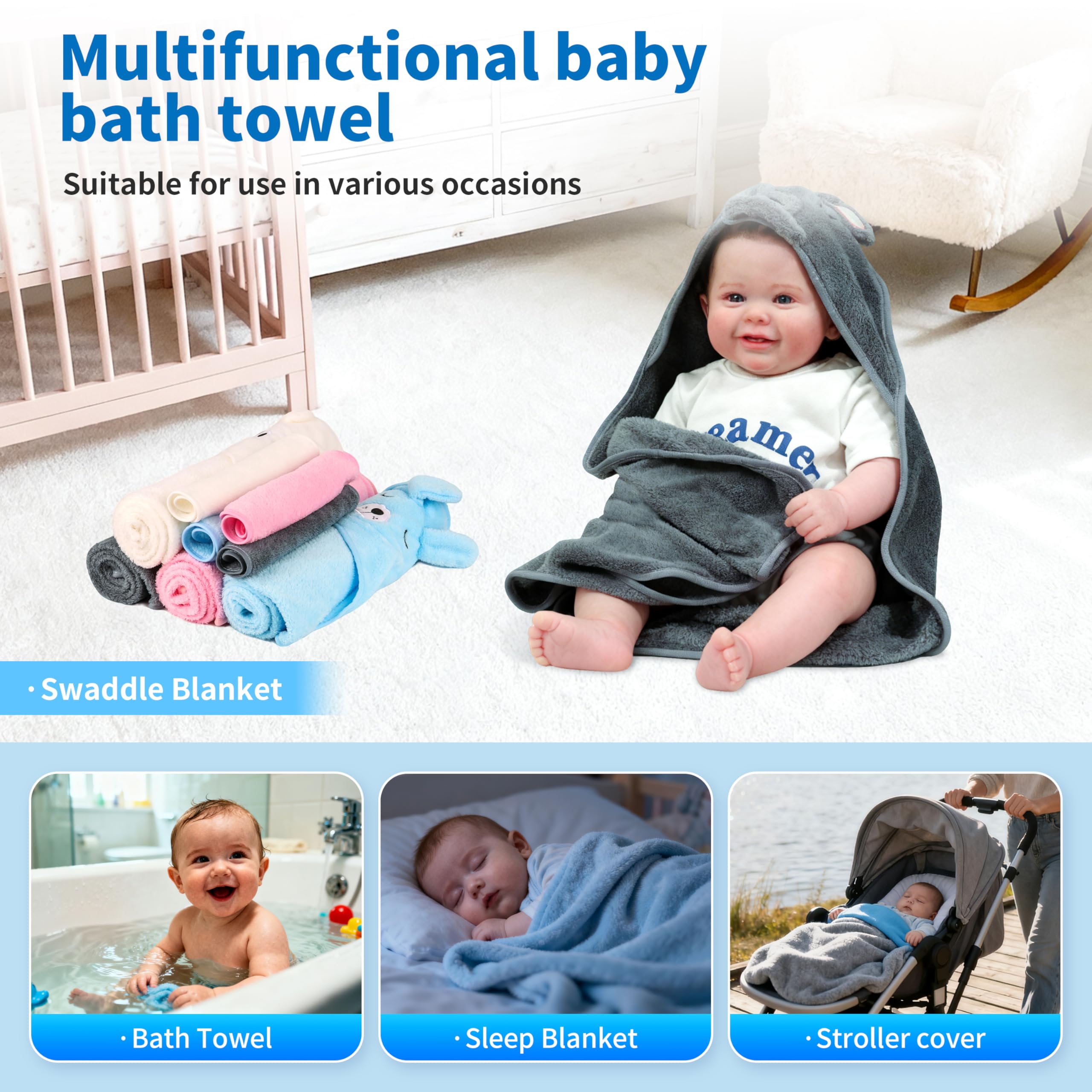 HBHLFZ gift pack; adorable animal prints for new parents.