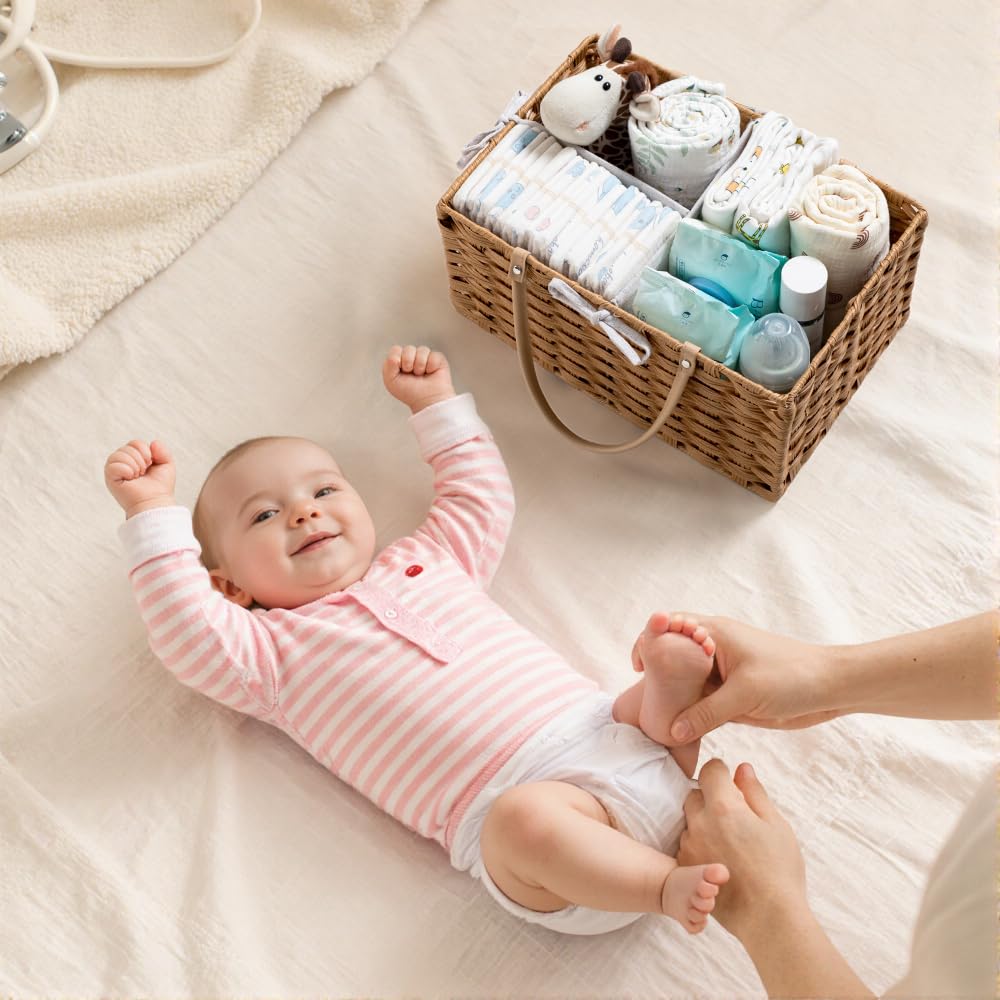 HBlife diaper caddy in car showcases convenient car-organizer for outings.