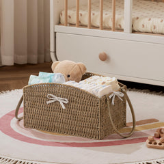 HBlife diaper caddy organizer leather handle assembly ready for travel