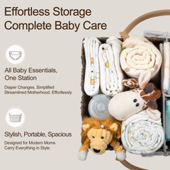 HBlife portable baby station keeps essentials within reach at home or on the go