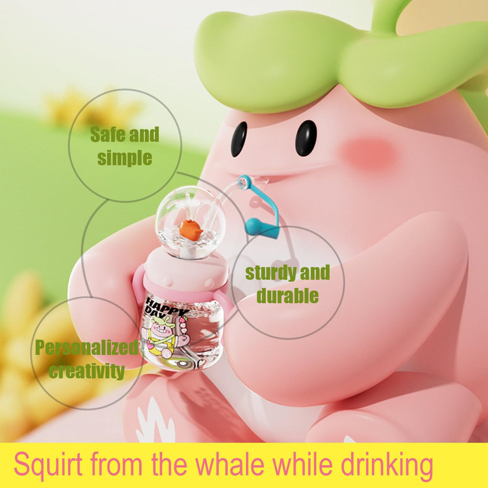 HBSAPKKA silicone-tipped straw protects little mouths during use.