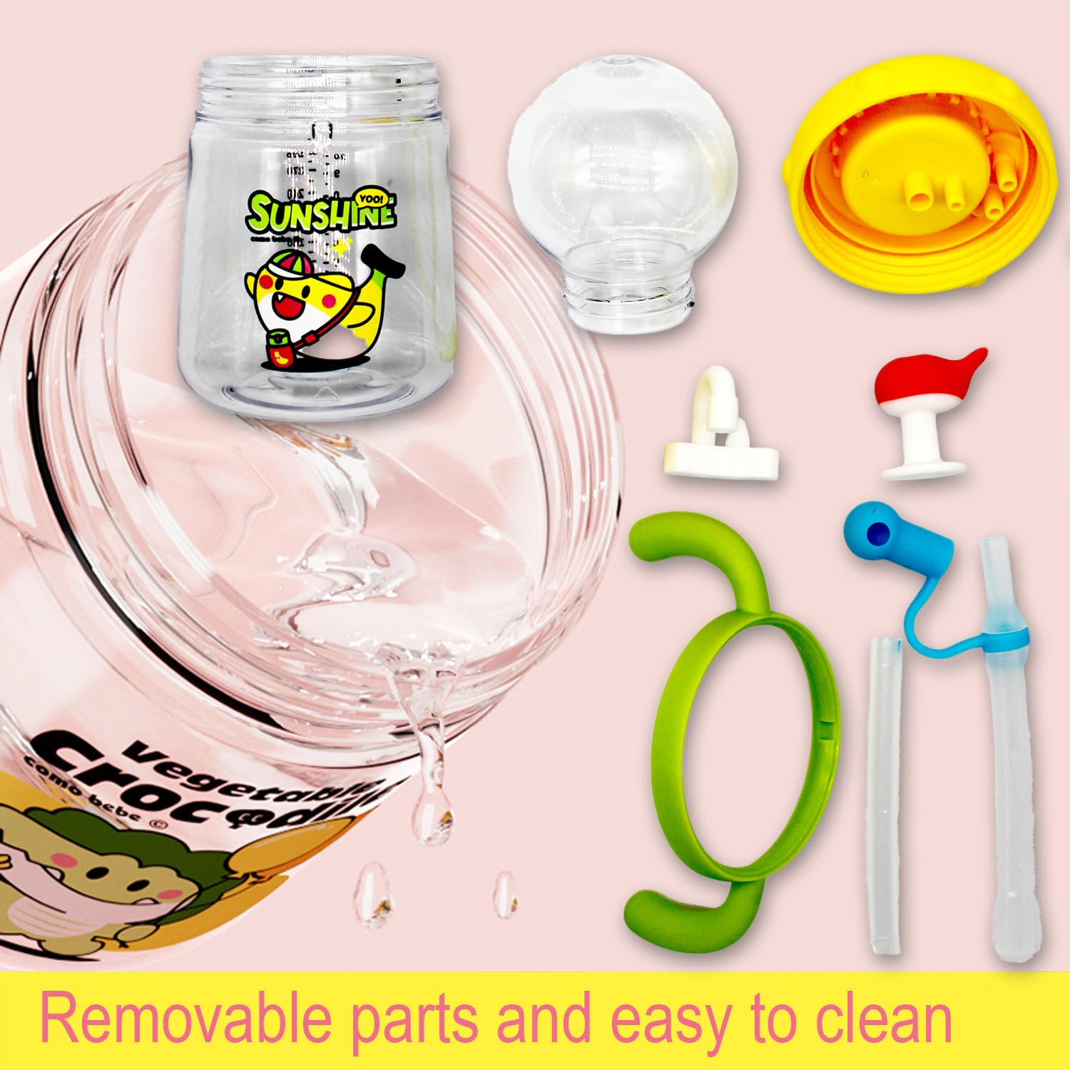 HBSAPKKA portable lockable lid for mess-free outings