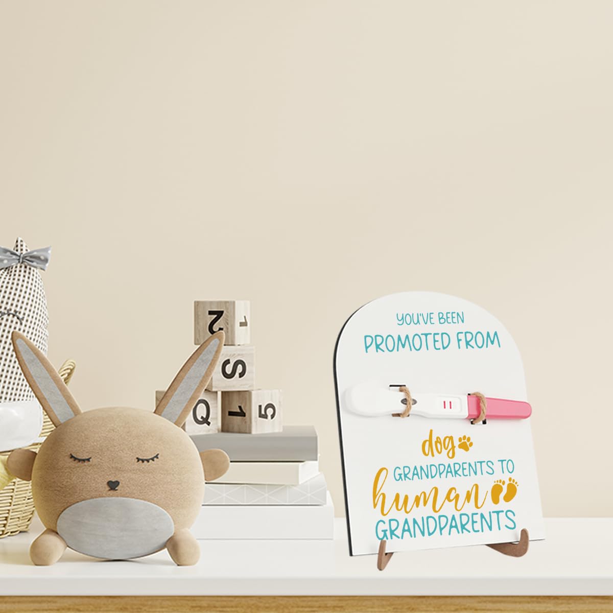 HDHBP baby arrival celebration sign perfect for sharing joyful news at home.