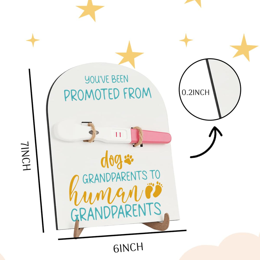 HDHBP pregnancy reveal sign for grandparents highlights family joy and keepsake value.