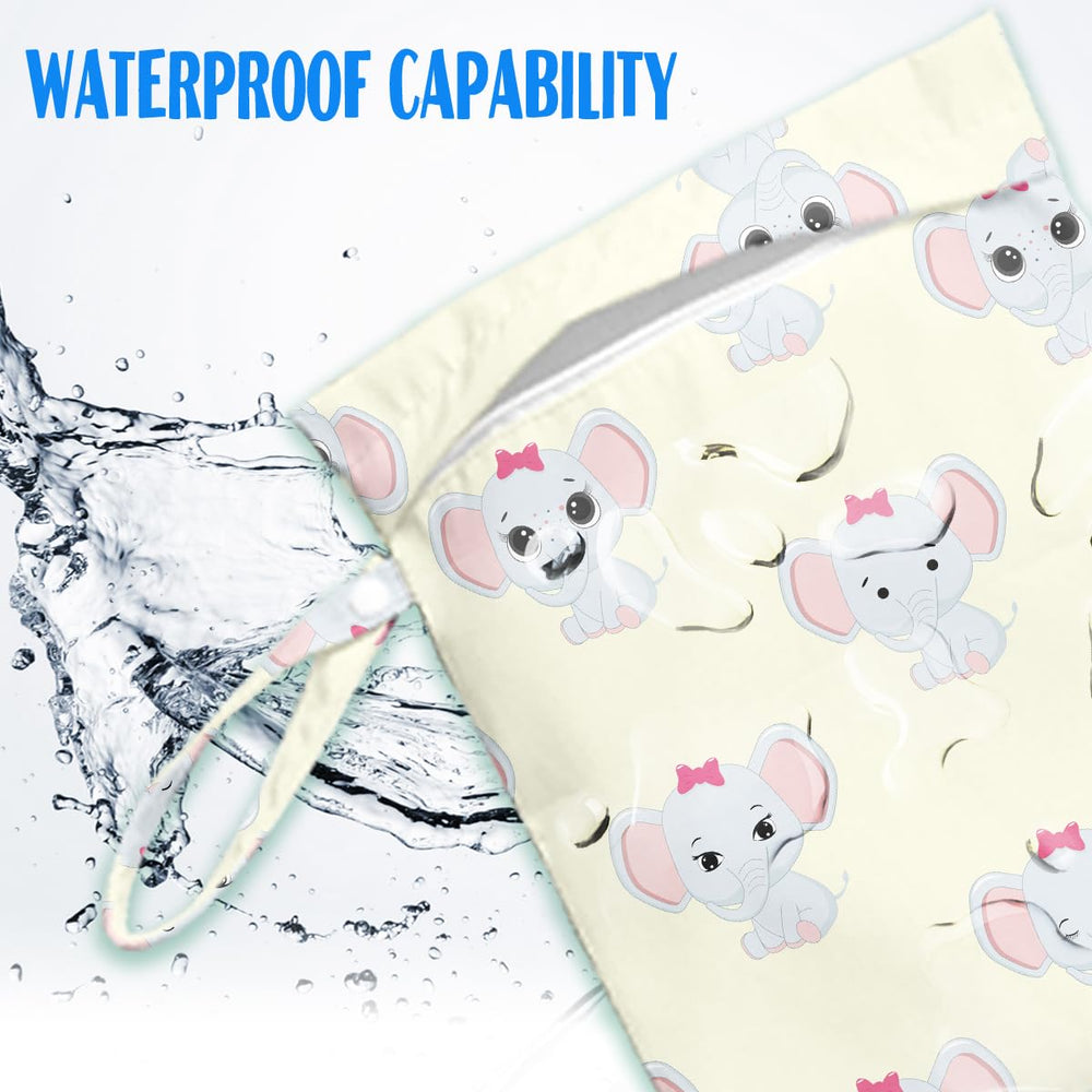 HDHBP wet bag durable stitching shown for heavy use with towels and clothes