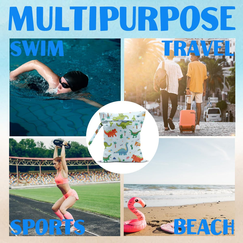 Easy-clean material keeps items fresh after swimming or sports.