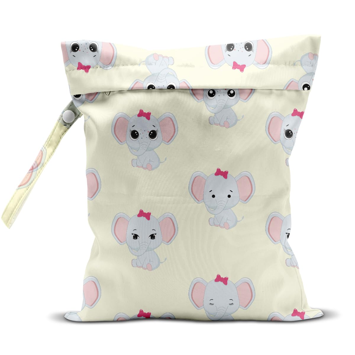 HDHBP wet bag interior compartments shown keeping wet and dry items neatly separated for travel