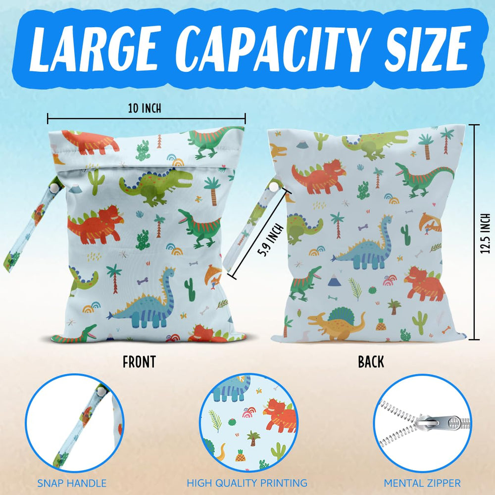 Durable leak-proof HDHBP bag for beach and pool towels.